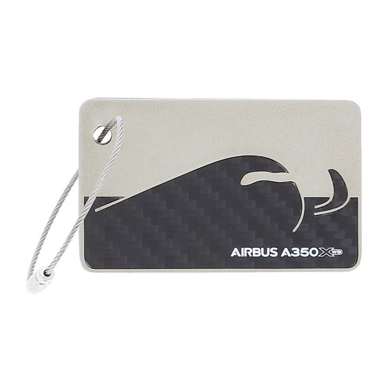 AIRBUS - A350 XWB porta-chaves de fibra de carbono