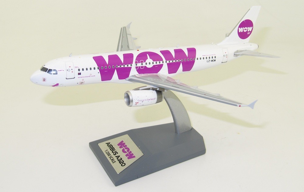 Airbus A320neo WOW Air LZ-WOW With Stand