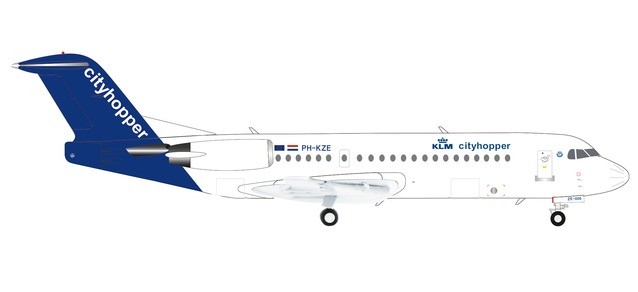 Fokker 70 KLM Cityhopper PH-KZE