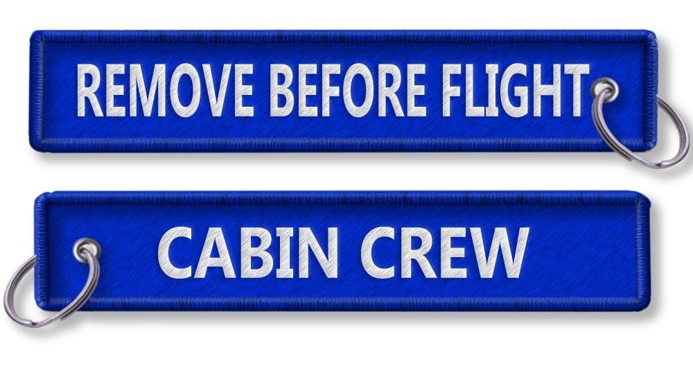 Cabin Crew-Remove Before Flight-BLUE Porta Chaves