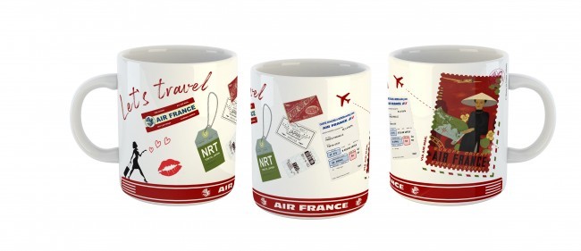 Mug Scrap Air France Extrême Orient