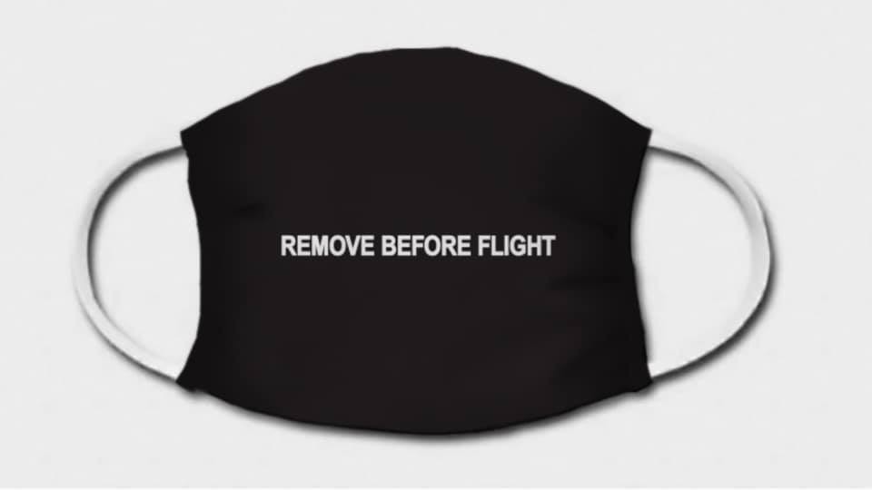 Máscara de Proteção - Remove Before Flight