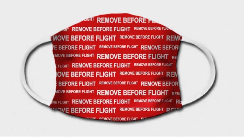 Máscara de Proteção - Remove Before Flight