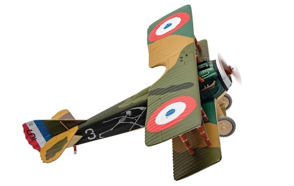 Spad XIII 'White 3', Pierre Marinovitch, Escadrille Spa 94 'The Reapers', Youngest French Air Ace of WWI