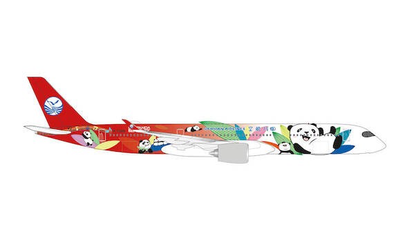 Airbus A350-900 Sichuan Airlines Panda Route
