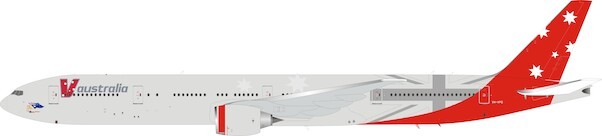 Boeing 777-300ER V Australia VH-VPD with stand