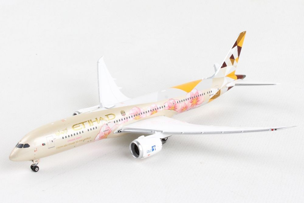 Boeing 787-9 Etihad Airways Choose Japan A6-BLK