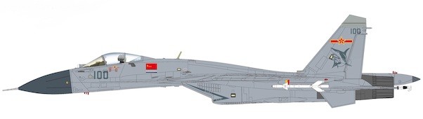 Su33 Flanker / J15 Flying Shark No. 100, PLANAF, 2015 Special Weapons : KD-88 missile x 2