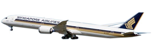 Boeing 787-10 Dreamliner Singapore Airlines "1000th 787" Flap Down 9V-SCP With Antenna