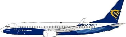 Boeing 737-8AS Ryanair with Boeing New colour EI-DCL