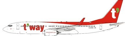 Boeing 737-8AL (WL) T'way Air HL8300