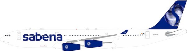 Airbus A340-200 Sabena OO-SCW With Stand