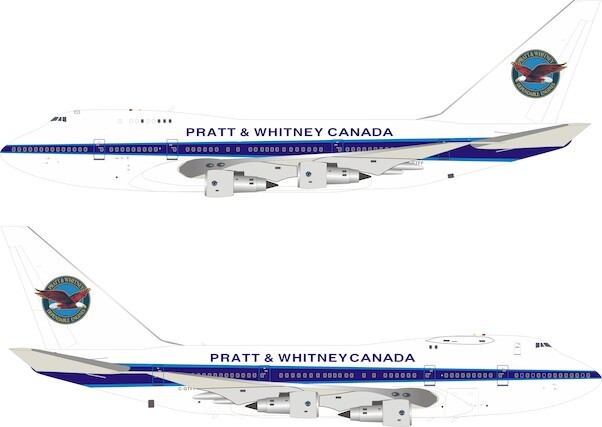 Boeing 747SP Pratt & Whitney Canada C-GTFF With Stand