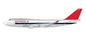 Boeing 747-400 Northwest Airlines N663US (polished 1980s livery)