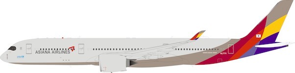 Airbus A350-900 Asiana Airlines HL7771 With Stand