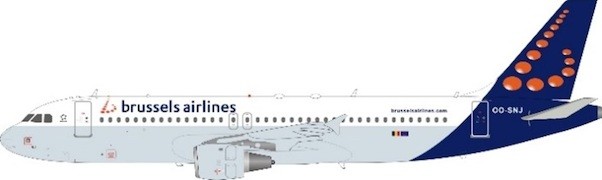 Airbus A320-214 Brussels Airlines OO-SNJ With Stand