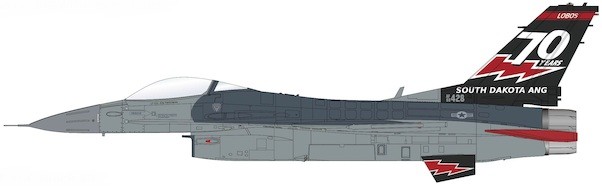 F16C Block 40 USAF, 88-0428, "South Dakota ANG 70th Anniversary", 2016