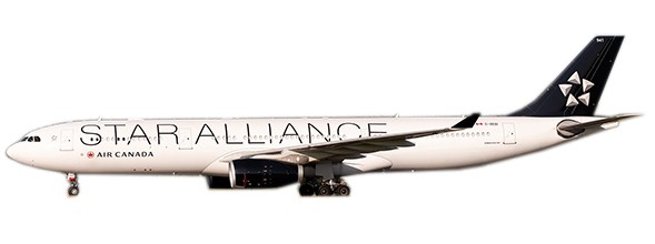 Airbus A330-300 Air Canada "Star Alliance" C-GEGI With Antenna