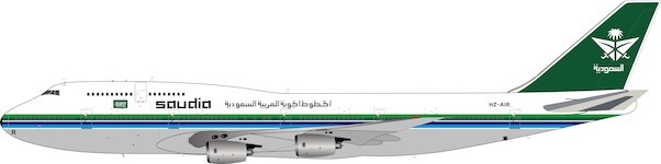 Boeing 747-300 Saudia, Saudi Arabian Airlines HZ-AIR With Stand