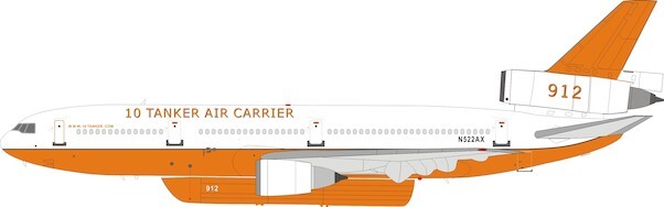 Douglas DC10-30 10 Tanker Air Carrier N522AX With Stand