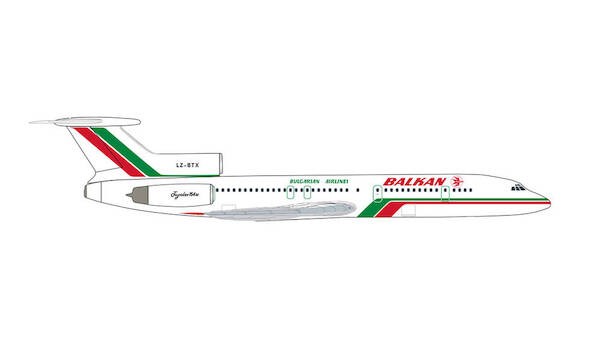 Tupolev Tu154M Balkan Bulgarian Airlines LZ-BTX
