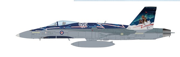 F/A-18A Hornet "Canada Special Marking 2012" RCAF demonstration team