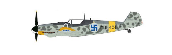 Messerschmitt Bf109G-6 "Juutilainen" "White 0"/MT-451, 1/LeLv34, Finnish Air Force, June 1944