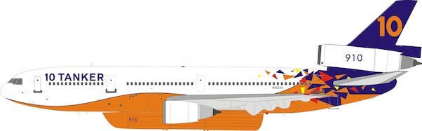 Douglas DC10-30/ER 10 Tanker Air Carrier N612AX With Stand