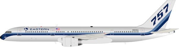 Boeing 757-200 Eastern Air Lines N501EA with stand