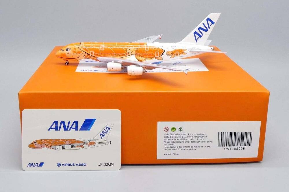 Airbus A380 ANA, All Nippon Airways "Flying Honu - Ka La Livery" JA383A