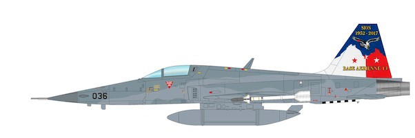Northrop Grumman RF-5E Swiss Air Force "Sion iger" 036, Fliegerstaffel 19, Sion Air Base Closure, 2017