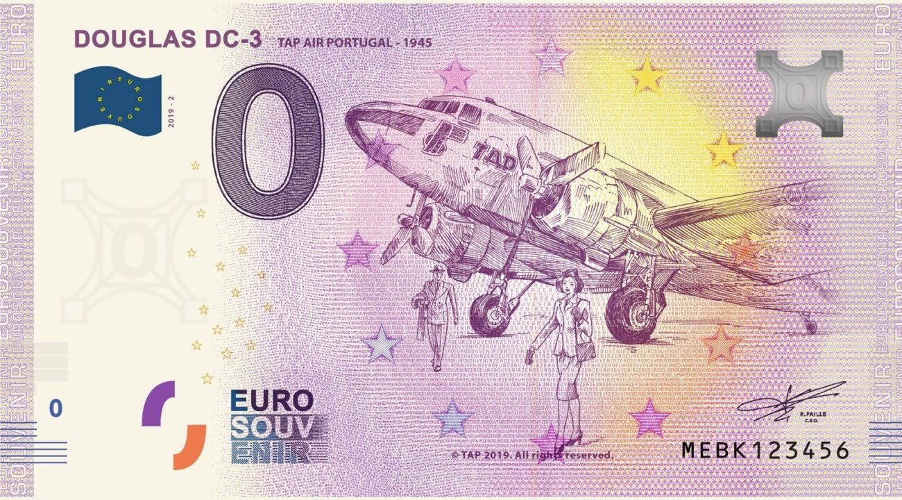 Bank Note - Douglas DC-3