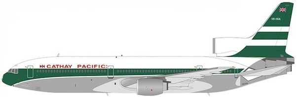 Lockheed L1011 Tristar Cathay Pacific Airways VR-HOA UK flag