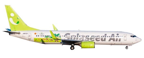 Boeing 737-800 Solaseed Air JA812X
