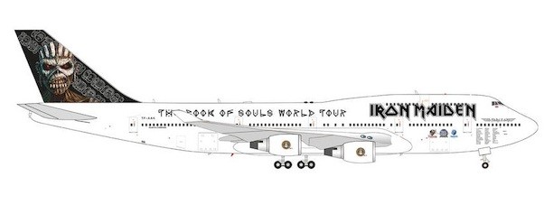 Boeing 747-400 Iron Maiden Ed Force One Book o Souls W.T. 16 TF-AAK