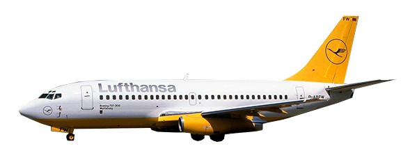Boeing 737-200 Lufthansa "Experimental Color Scheme" D-ABFW