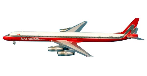 Douglas DC8-61 Nationair C-GMXD