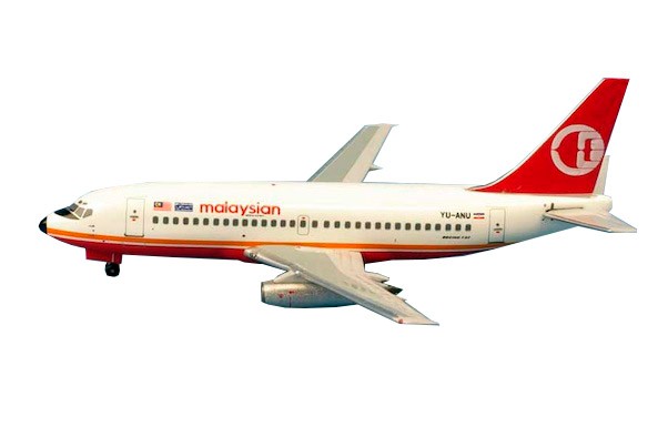 Boeing 737-200 Aviogenex / Malaysian YU-ANU