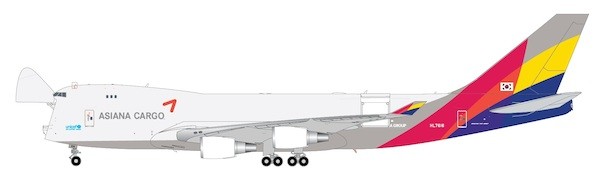 Boeing 747-400F Asiana Cargo HL7616 (Interactive Series)