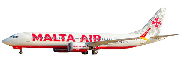 Boeing 737-8-200 MAX Malta Air 9H-VUC