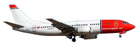 Boeing 737-300 Norwegian LN-KKV