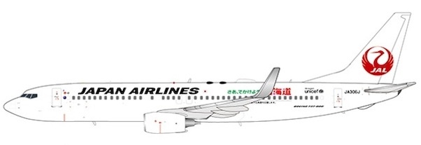 Boeing 737-800 JAL Japan Airlines "Support Hokkaido" JA306J