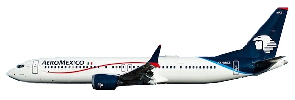 Boeing 737 MAX 9 AeroMexico XA-MAZ