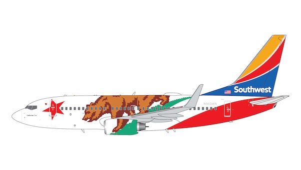 Boeing 737-700 Southwest Airlines "California One" N943WN