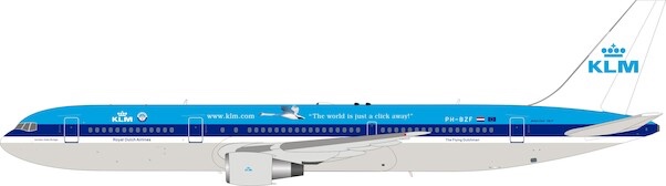 Boeing 767-300ER KLM PH-BZF "The world is just a click away!"
