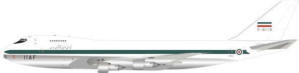 Boeing 747-200 Iran Air Force 5-8116 polished