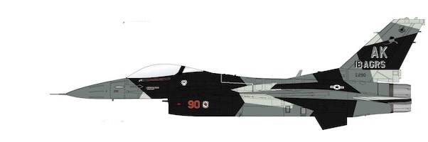 F16C Fighting Falcon USAF, "BDU Splinter" 86-0290, 354th Wing, 18th AGRS, Eielson AFB, Alaska, 2018