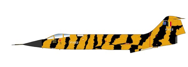 F104G Starfighter "Tiger Meet 1978" FX52, 10th Wing, 31st Squadron, Belgian Air Force