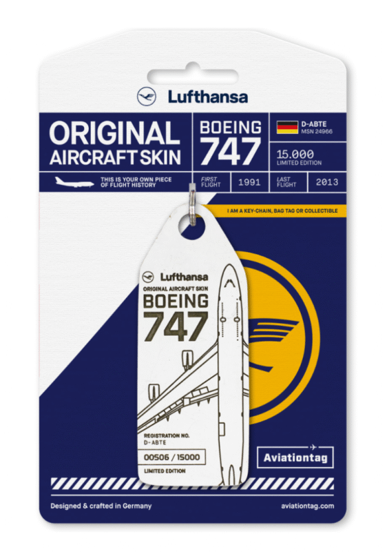 PORTA-CHAVES Lufthansa Boeing 747 D-ABTE