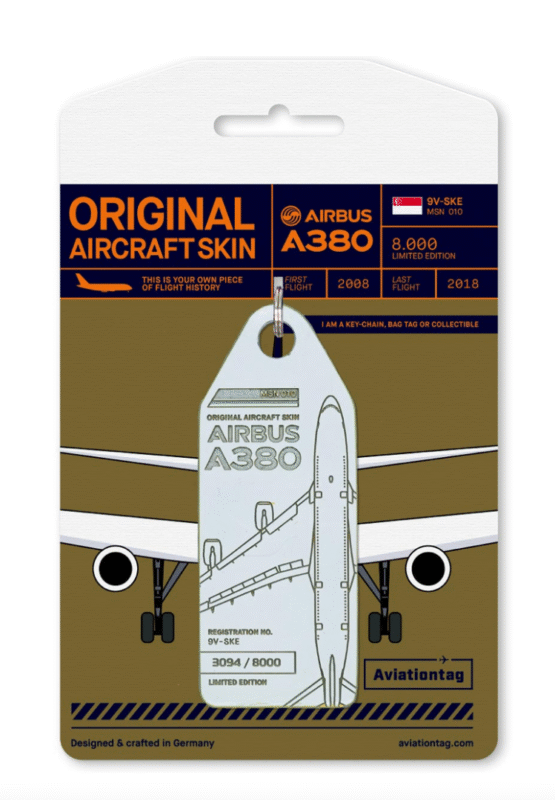 PORTA-CHAVES Airbus A380 9V-SKE